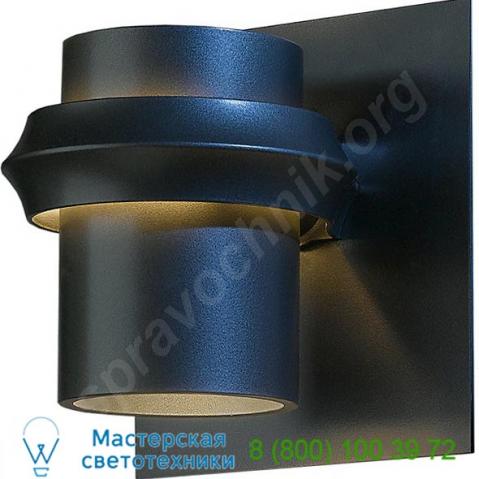 Twilight outdoor medium wall sconce (black/fluor) - open box ob-304903-flu-10 hubbardton forge