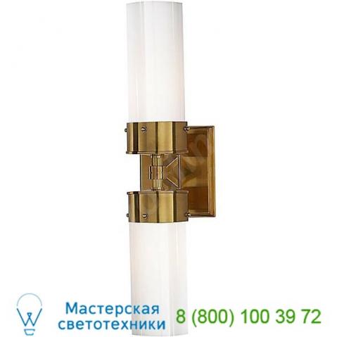 Tob 2315bz/hab-cg visual comfort marais 2-light bathroom wall light, настенный бра