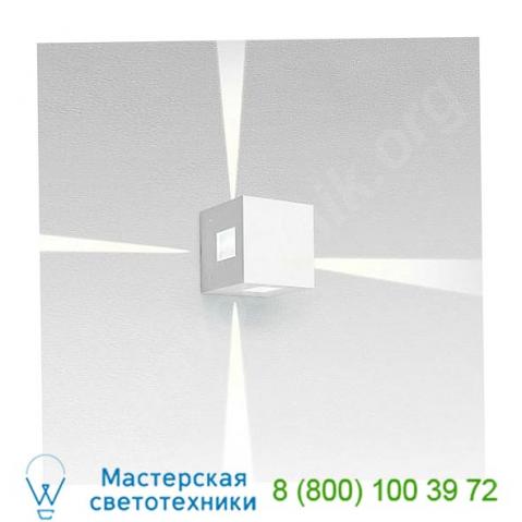 Usc-t42012nw08 effetto square outdoor led wall light artemide, уличный настенный светильник