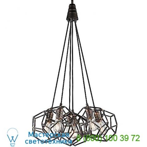 Kichler rocklyn pendant light 43717rs, светильник