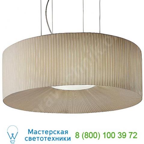 Tessuti round pendant light round s1 50 b masiero, светильник