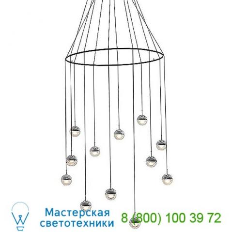 Seed design dora p12 multi-light pendant light sld-1010pc12-brs, светильник