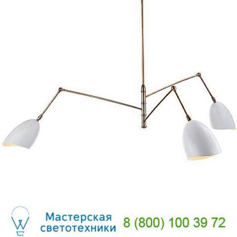 Visual comfort sommerard chandelier arn 5009hab-blk, светильник