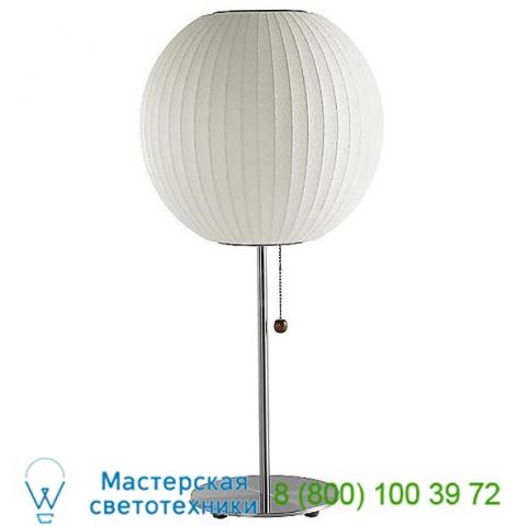 Nelson ball lotus table lamp h761ltsbns nelson bubble lamps, настольная лампа