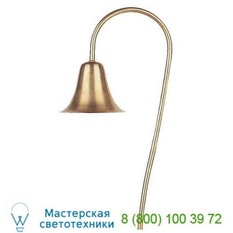 Focus industries pl-02-h-brs brass bell path light, светильник для садовых дорожек