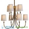 Reed 2-tier chandelier visual comfort tob 5010an-np, светильник