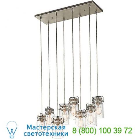 Kichler 42890ni brinley linear chandelier, светильник