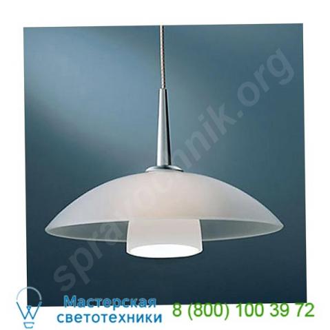 Bruck lighting jas down pendant light (white-white/matte chrome/led uniplug) -open box , светильник