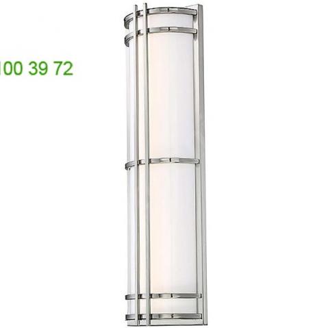 Skyscraper tall outdoor led wall sconce ws-w68627-bz modern forms, уличный настенный светильник