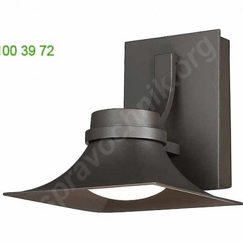 Pasadena led outdoor wall light modern forms ws-w62608-bz, уличный настенный светильник