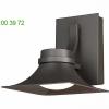 Pasadena led outdoor wall light modern forms ws-w62608-bz, уличный настенный светильник