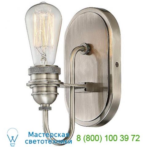 Uptown edison 1 light bath light minka-lavery 3451-84b, настенный бра