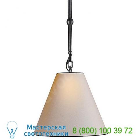 Visual comfort  goodman mini pendant (natural paper/bronze) -open box return, светильник