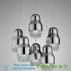 Fedora cluster pendant light axo light usfedor3brbcgu1, подвесной светильник