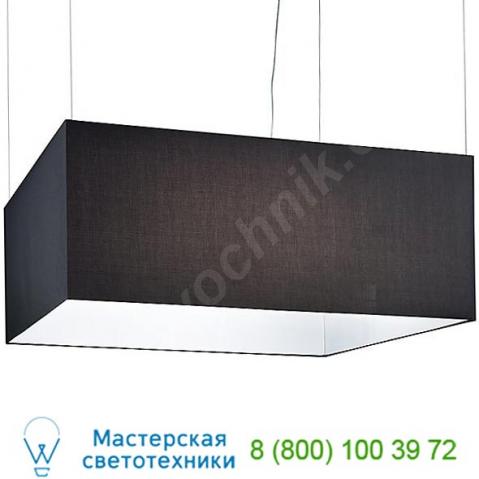 Square s4 100 b masiero tessuti square pendant light, светильник