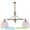 Visual comfort chc 5102ab-ab sloane 2-light shop pendant light, подвесной светильник