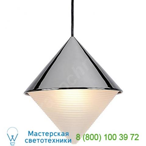 Roll &amp; hill half and half cone pendant light halfp-con-bk-cf-u, светильник