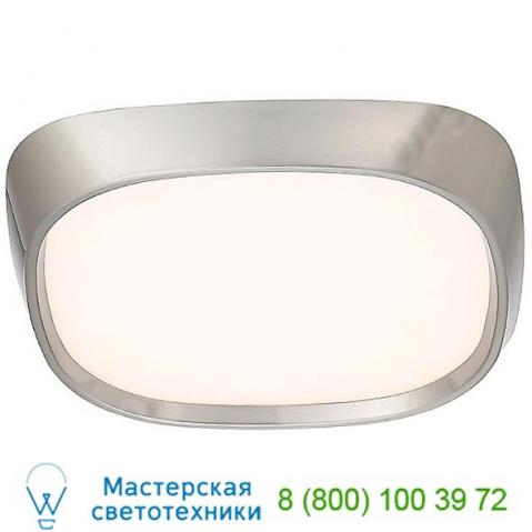 Issa led flush mount ceiling light modern forms fm-73710-bn, светильник