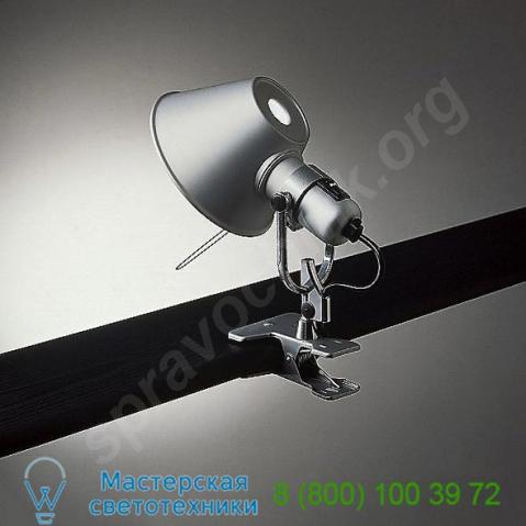 Tolomeo micro clip led spot usc-a043808 artemide, настольная лампа