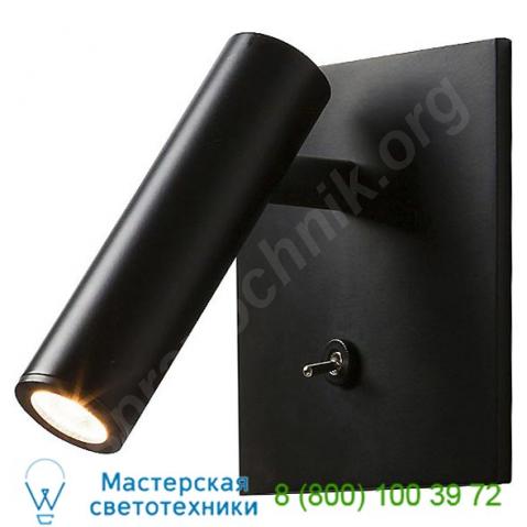 Enna square led wall light (black/switched) - open box return ob-7755 astro lighting, опенбокс