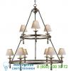 Visual comfort classic two-tier ring chandelier sl 5813an-np, светильник