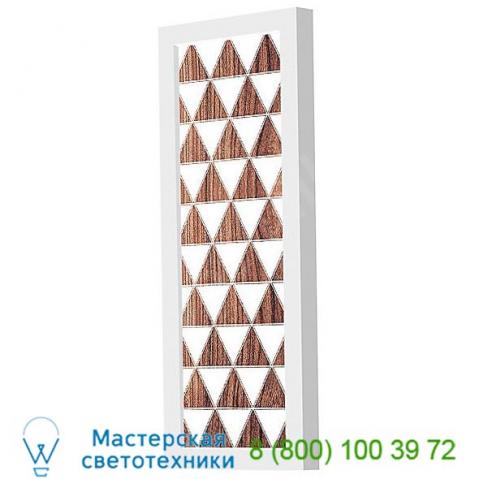 Triangle 1 plank led wall sconce jefdesigns jd_triangle1_ebony_tablet, настенный светильник