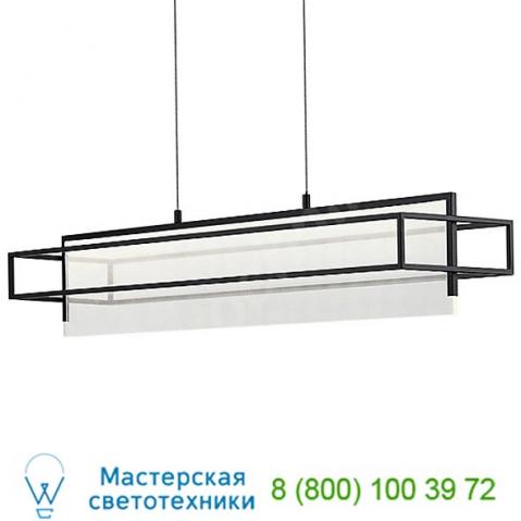 Elan lighting vega led linear suspension light, светильник