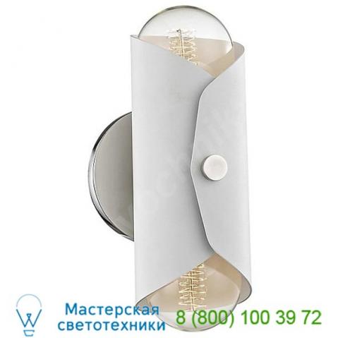 Mitzi - hudson valley lighting immo wall sconce h172102-agb/bk, настенный светильник