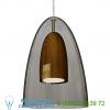 Besa lighting 1jt-danoclna-led-br dano led mini pendant light, подвесной светильник