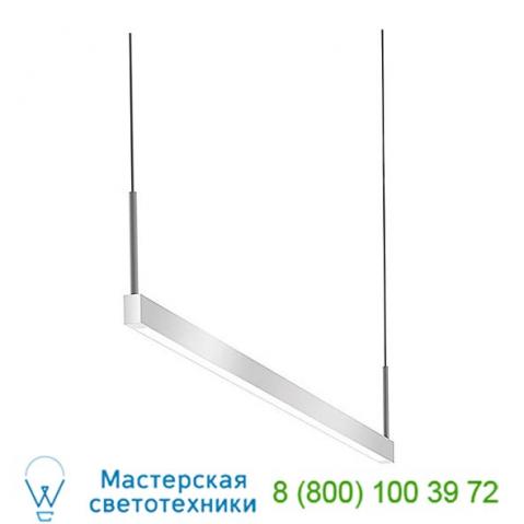 Sonneman lighting  thin-line led pendant light (bright satin aluminum/3, светильник