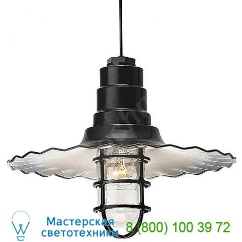 Radial wave outdoor pendant w/ cast guard & clear glass 5drw16mcggbk-bc troy rlm lighting, уличный