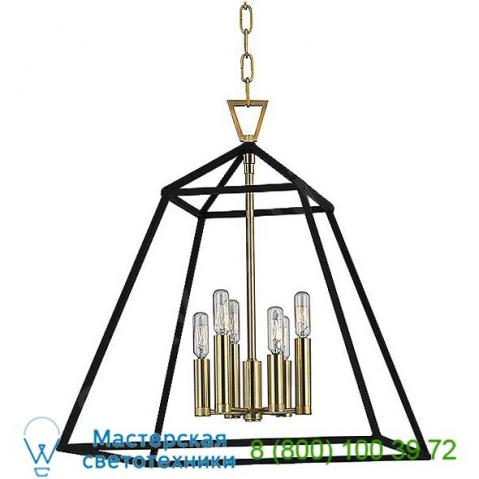 Hudson valley lighting 4914-agb webster pendant light, светильник