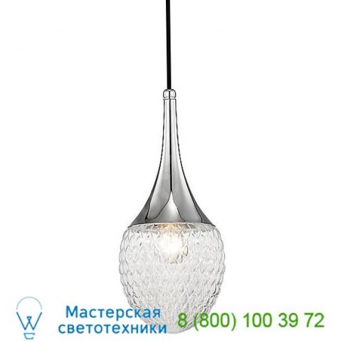 Bella mini pendant light h114701a-agb mitzi - hudson valley lighting, светильник