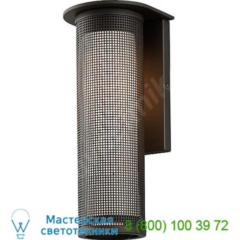 Hive fluorescent outdoor wall sconce bf3742bz troy lighting, уличный настенный светильник