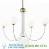 Coco led chandelier h234805-agb/wh mitzi - hudson valley lighting, светильник