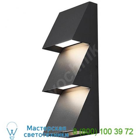 Pitch led outdoor triple wall light tech lighting 700wspittb-led830, уличный настенный светильник