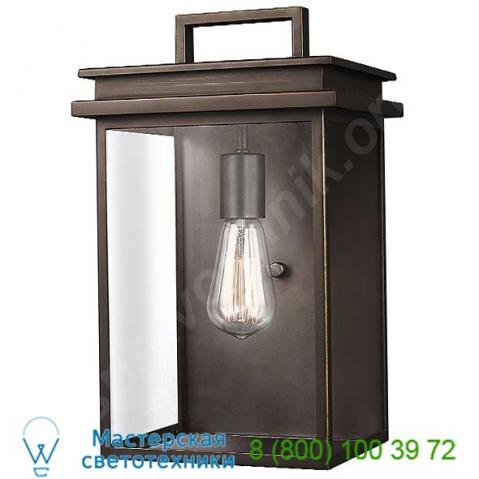 Glenview outdoor wall sconce ol13600anbz feiss, уличный настенный светильник