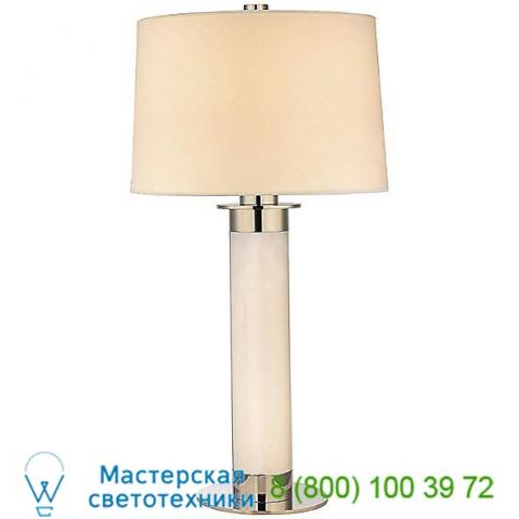 Thayer table lamp (cream/pol nckl/l) - open box ob-l325-pn hudson valley lighting, опенбокс