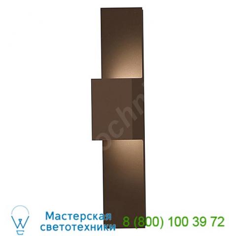 Flat box 2-light indoor/outdoor led panel sconce 7108. 72-wl sonneman lighting, уличный настенный