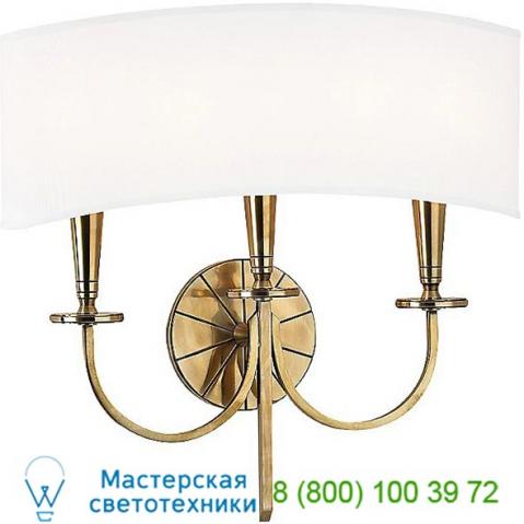 Hudson valley lighting 8022-agb mason wall sconce, настенный светильник