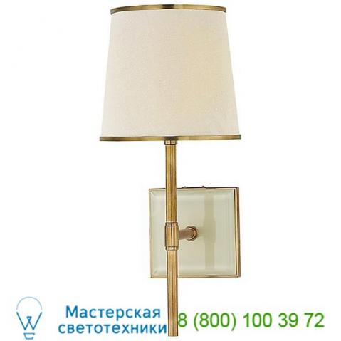 Visual comfort ks 2120pn/mir-l/pn bradford wall light, настенный светильник