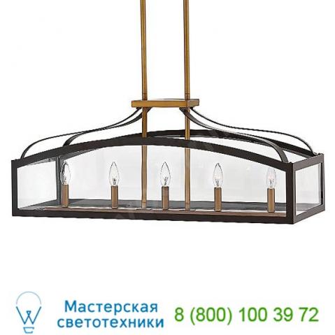 Clarendon linear suspension light 3416dz hinkley lighting, светильник