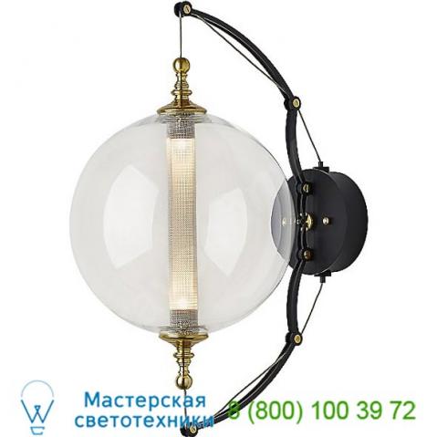 Otto sphere wall sconce 207903-1000 hubbardton forge, настенный светильник