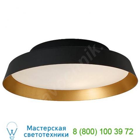 Ob-boop-black/gold-led boop! Wall/ceiling light (black with gold/led) - open box return carpyen