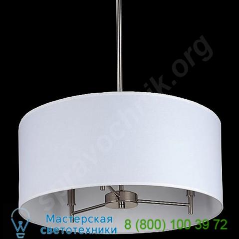 9030bn-wht walker 3-arm drum chandelier lights up! , светильник