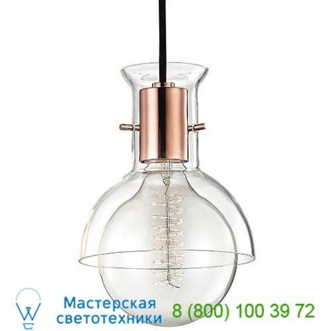 Riley mini pendant light h111701-agb mitzi - hudson valley lighting, светильник