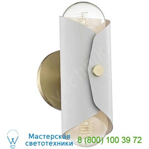 Mitzi - hudson valley lighting h172102-agb/bk immo wall sconce, настенный светильник