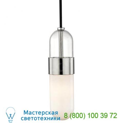 Emilia mini pendant light h126701-pb mitzi - hudson valley lighting, светильник