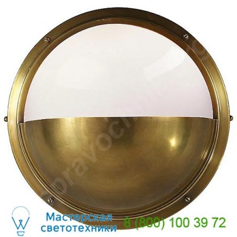 Visual comfort tob 2208bz-wg pelham moon light sconce, бра