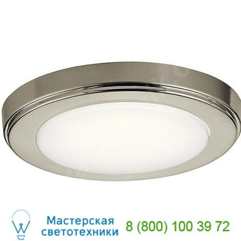 44244niled30 kichler zeo round led flush mount ceiling light, светильник